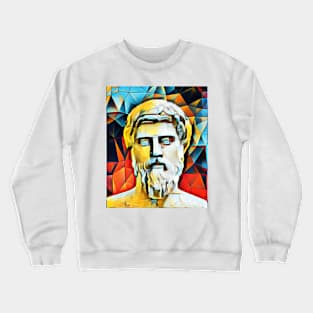 Plutarch Abstract Portrait | Plutarch Artwork 2 Crewneck Sweatshirt